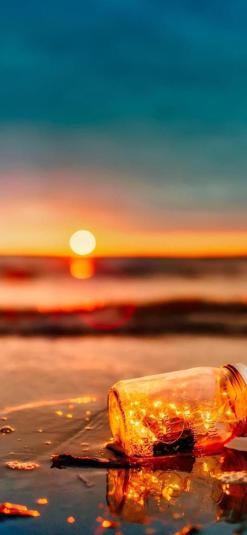 唯美落日风景手机壁纸 高清壁纸无水印