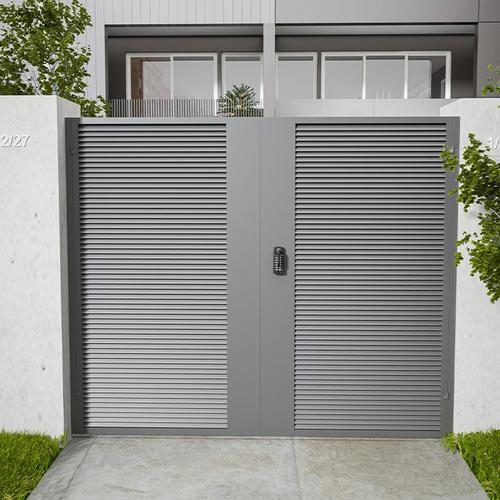 铁艺庭院门别墅大门花园门进户门现代简约单双开铁门乡村院子大门