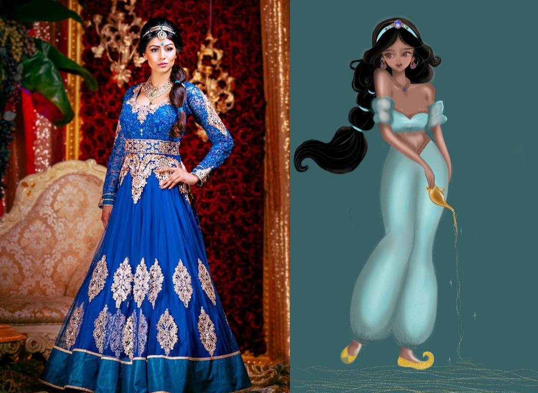 "印度style"的迪士尼公主,虽然很山寨,但异域风情意外的好看