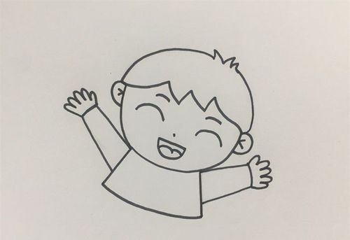 简单的小孩怎么画