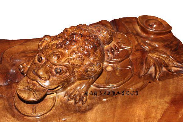 已售 金蟾茶盘(金丝楠)