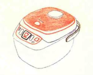 电饭煲电饭锅简笔画图片大全画法步骤详解生活用品简笔画