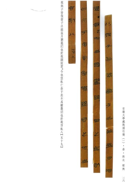 安大简诗经64国风64秦无衣
