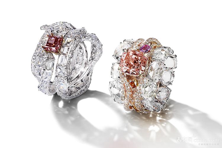 【表态头条】cindy chao在外滩源展出难得一见的传奇粉钻!