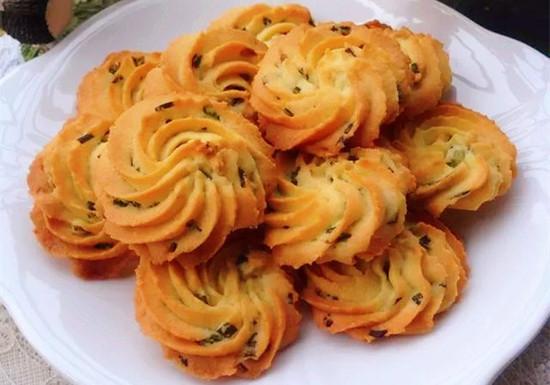 咸味香葱曲奇饼干