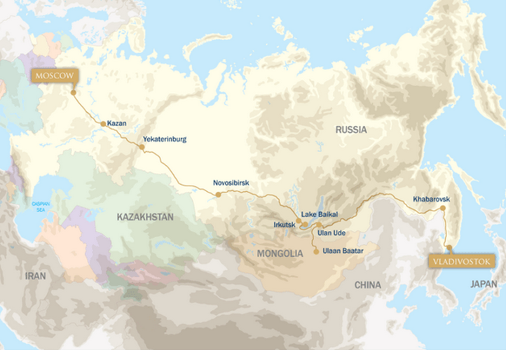 世界最长的铁路:西伯利亚大铁路 搬运