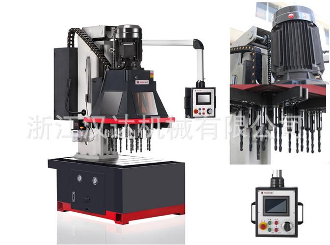 达人牌立式多轴钻床 钻孔机 多头钻孔机 可调多头钻床产地货源