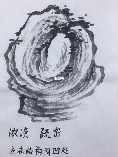 卷云皴技法_国画_教程_国画教程_文化_绘画