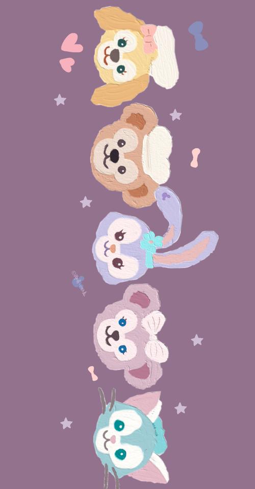 星黛露/达菲/雪莉玫/杰拉多尼/小曲奇