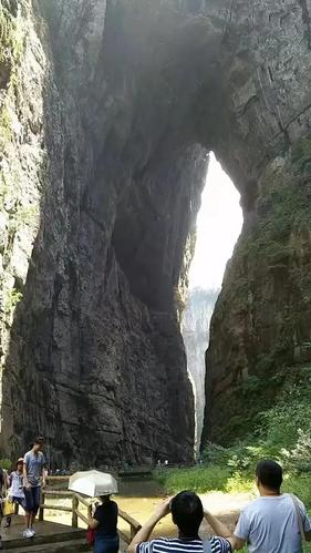 我到过的地方重庆武隆天坑地缝天生三桥景区一