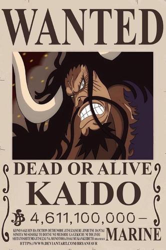 海贼王:5位四皇的悬赏令合集,白胡子最高,黑胡子只有大妈一半