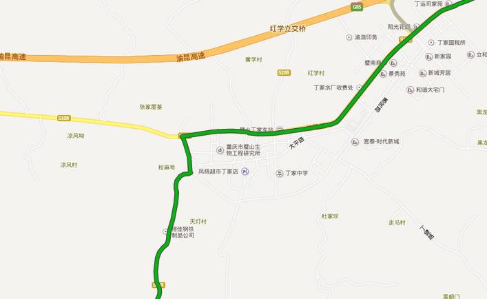 s108省道璧青路青杠段