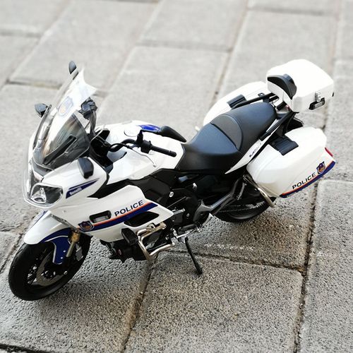 贝纳利警车bjg00j-a巡航版摩托车模型 1:10 钱江摩托车警车模型