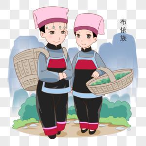 劳动的布依族图片素材