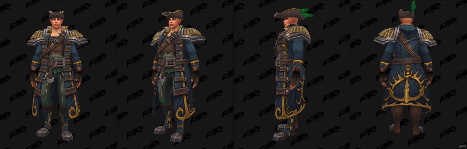 魔兽世界库尔提拉斯人传承护甲预览 库国人种族护甲介绍