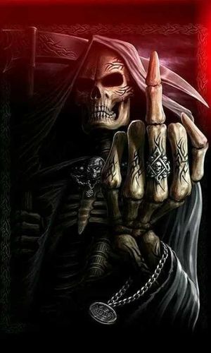 死神骷髅纹身素材纹身手稿骷髅头纹身