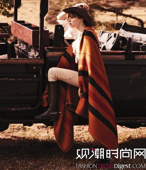 anna ewers携手edie campbell登上《wsj.