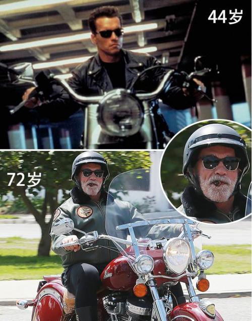 "终结者"再现!72岁施瓦辛格齐骑哈雷 霸气十足