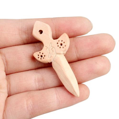 聚缘阁天然肥城桃木剑挂件宝宝项链小剑小刀木雕风水工艺品挂饰