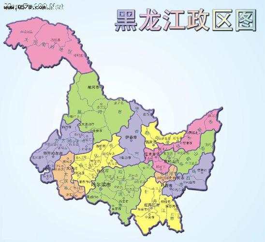 黑龙江地图