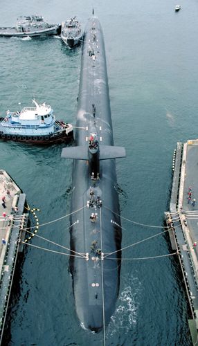 图鉴俄亥俄级阿拉斯加号核潜艇ssbn732