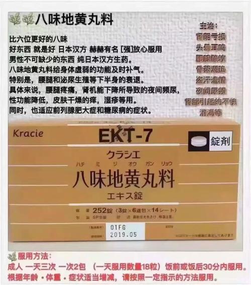 不少小伙伴们买来给自己老公吃 反馈还是很好滴 八位地黄丸料 日本