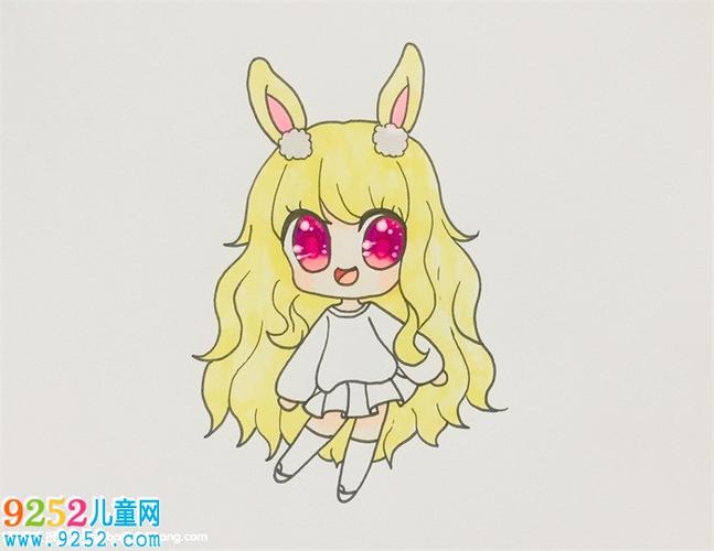 动漫人物画女生可爱 可爱动漫女生简笔画教程