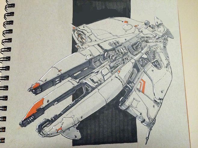 手绘机械类—美国探险