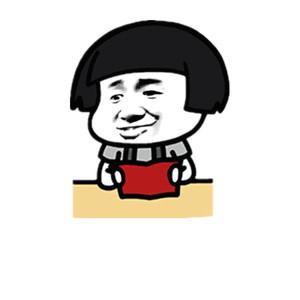张学友蘑菇头看书-表情包模板-表情包原图