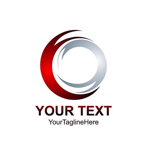 红灰圆形标志