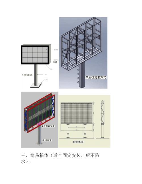 户外全彩led显示屏安装方式_图文(精)