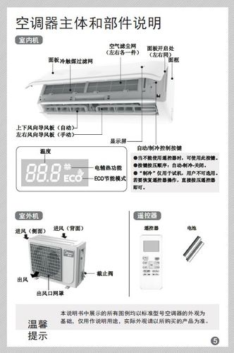 美的kfr-35gw/bp3dn1y-lb(a2)空调说明书