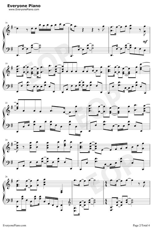 红莲华钢琴谱-lisa-鬼灭之刃op