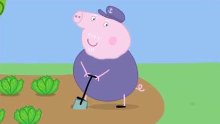 佩奇猪爷爷简笔画简单