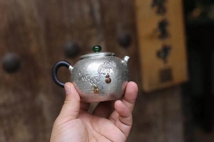龙泉汤忠仁和李小白银壶_龙泉青瓷_家居家装_家居用品