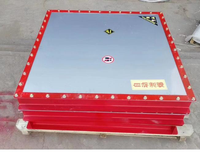 厂家供应泄爆装置阻火器 平板圆形粉尘管道泄爆口 除尘泄爆片