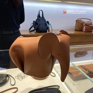 loewe罗意威 21新款经典牛皮多色大象迷你小象单肩斜跨手拿包女包