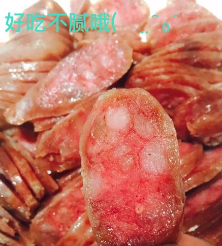 纯手工制作的纯肉香肠