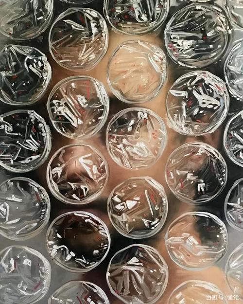 你见过泡泡纸作画吗