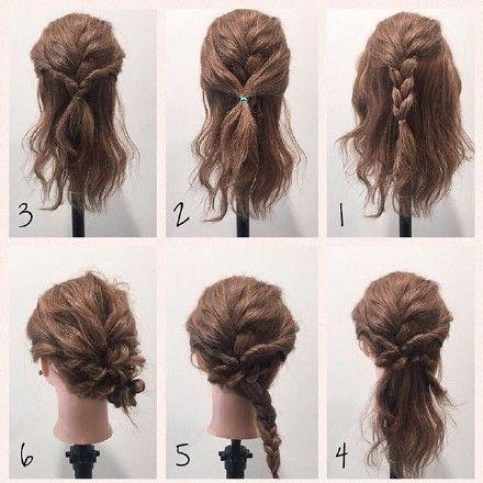 中长发编发教程 每天都要不一样