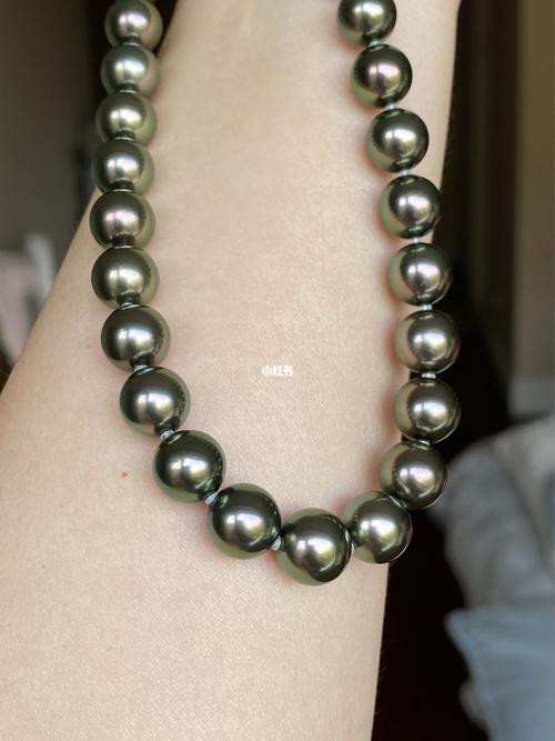 大溪地黑珍珠拉贡项链