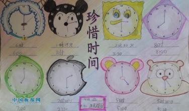 关于珍惜时间的画简笔画