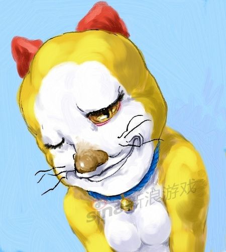 新浪游戏_机器猫雷人形象大收集