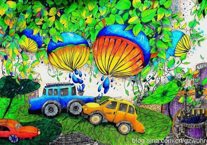 第29届全国青少年科技创新大赛科学幻想画一等奖作品1