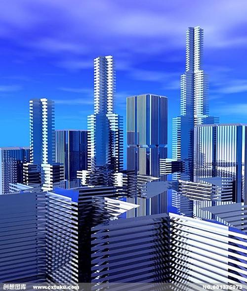 城市高楼图片[jpg,装饰素材]