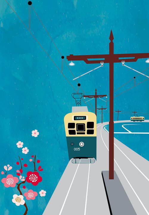 关键词 : 放松,日本,樱花,电车,轻快,卡通,童趣,手绘