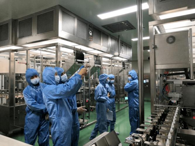 广西质检院技术专家实地考察企业生产线生产情况
