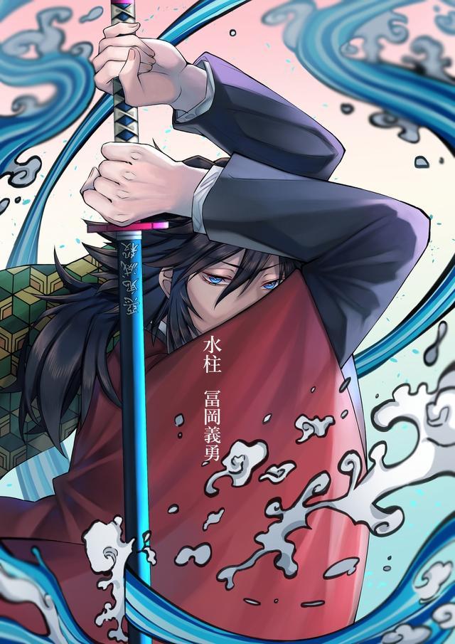 《鬼灭之刃》富冈义勇壁纸大赏,冷峻少年也有可爱的一面!