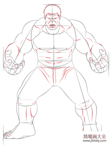 【绿巨人怎么画】如何画绿巨人