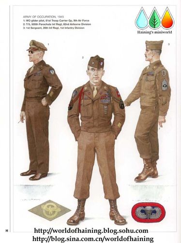 二战美国陆军军服图册(3)西北欧战场